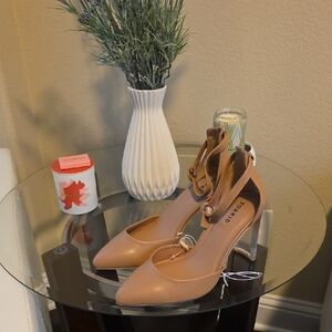 Torrid Nude Pointed Toe Heels